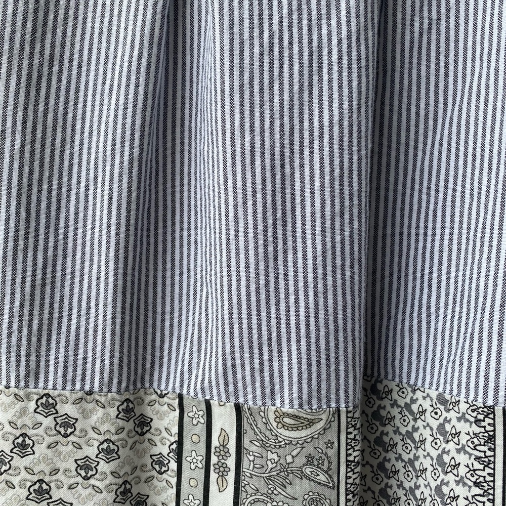 Intro Short Sleeve Blouse With Button & Collar, M - image 6